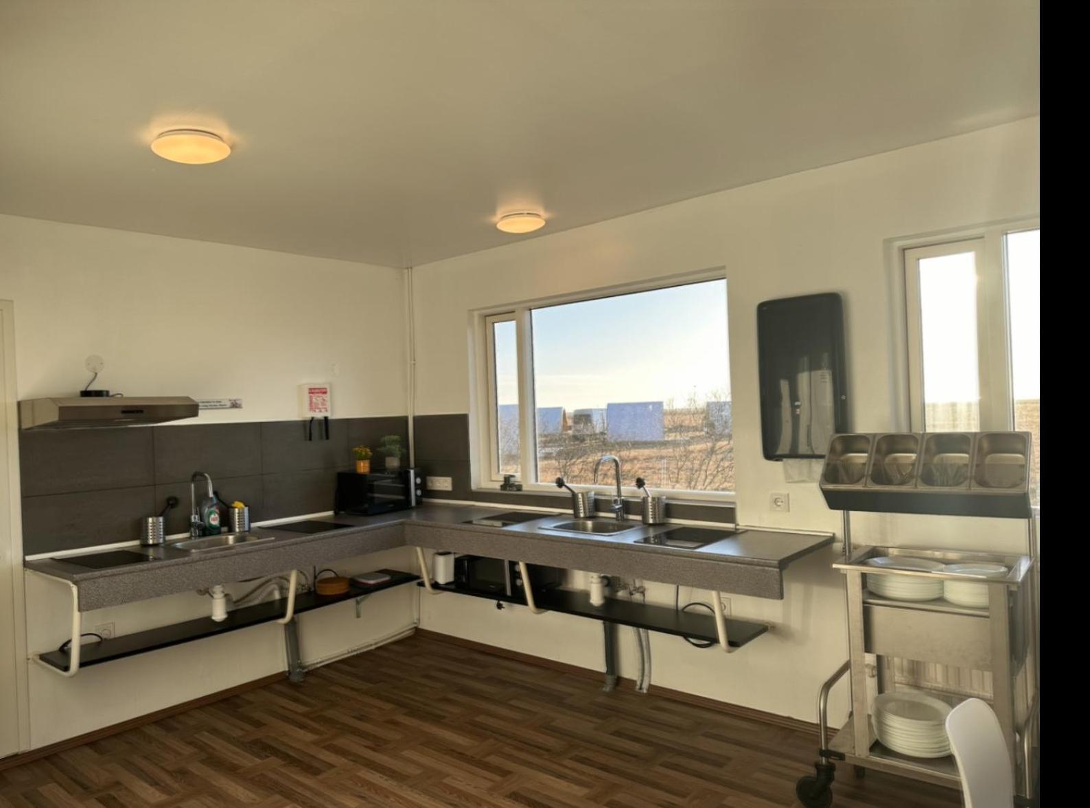 Starlight Camping Pods Hvolsvöllur المظهر الخارجي الصورة